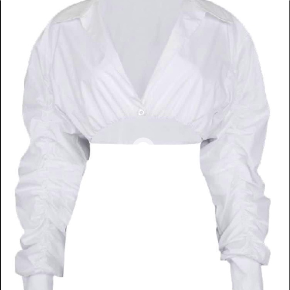 Puffy Crop Blouse